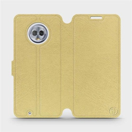 Hülle für Motorola Moto G6 - Farbe Gold&Orange