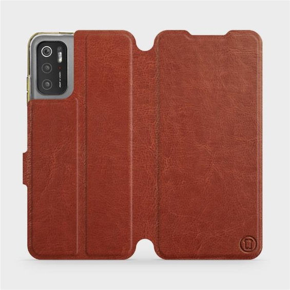 Hülle für Xiaomi Poco M3 Pro 5G - Farbe Brown&Orange