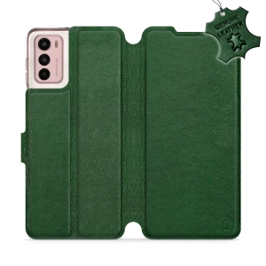 Hülle für Motorola Moto G42 - Farbe Green Leather