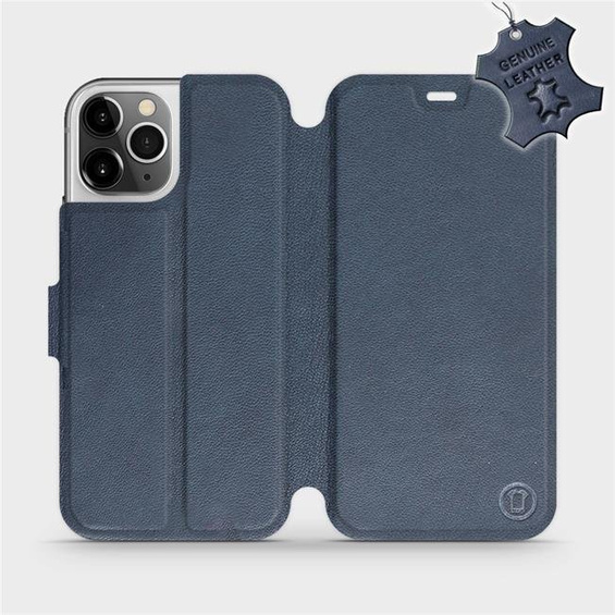 Hülle für Apple iPhone 12 Pro - Farbe Blue Leather