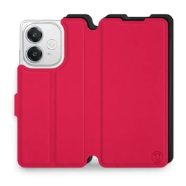 Hülle für OPPO A60 5G - Farbe Rot mit Schwarz