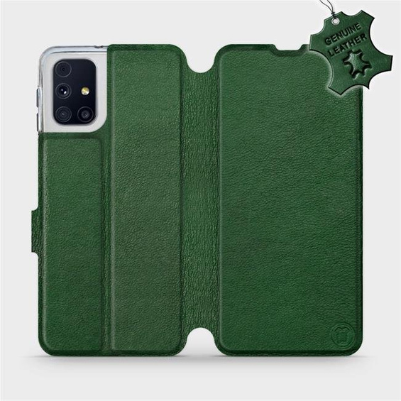 Hülle für Samsung Galaxy M31s - Farbe Green Leather