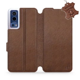 Hülle für Vivo Y52 5G - Farbe Brown Leather