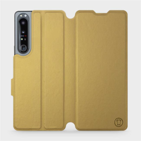 Hülle für Sony Xperia 1 IV - Farbe Gold&Orange