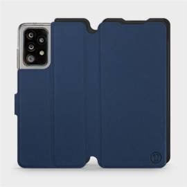 Hülle für Samsung Galaxy A52 - Farbe Marine mit Schwarz