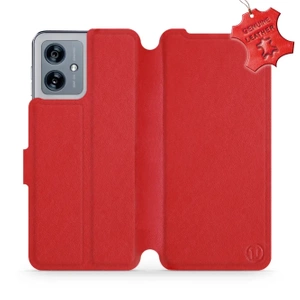 Hülle für Motorola Moto G54 5G - Farbe Red Leather