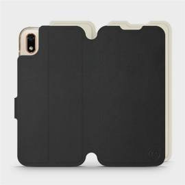 Hülle für Huawei Y5 2019 - Farbe Schwarz mit Platin