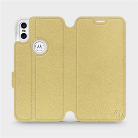 Hülle für Motorola One - Farbe Gold&Gray