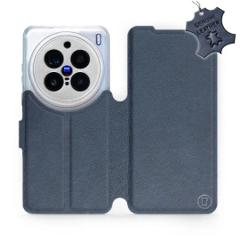 Hülle für Vivo X200 Pro 5G - Farbe Blue Leather