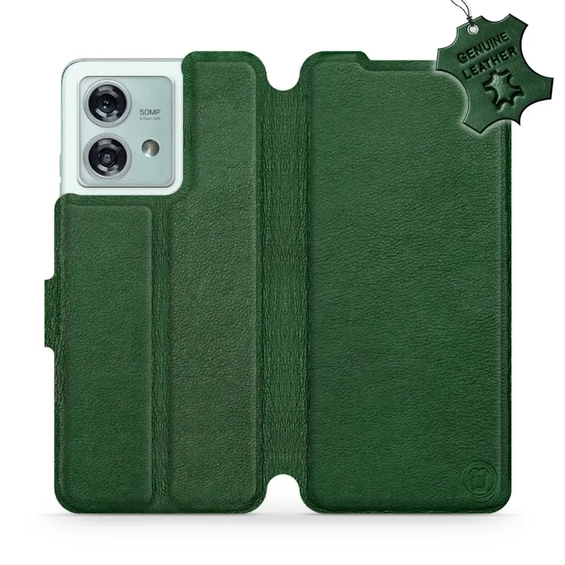 Hülle für Motorola Edge 40 Neo - Farbe Green Leather