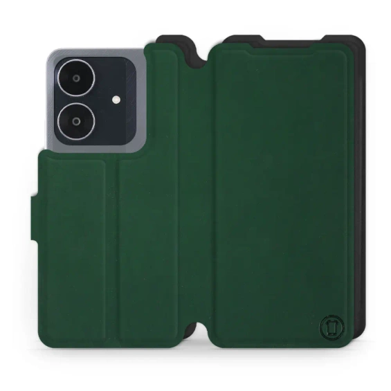 Hülle für Realme Note 60 - Farbe Grün mit Schwarz