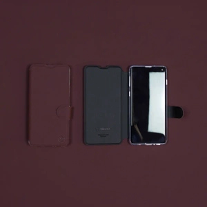 Hülle für Huawei Nova 13 - Farbe Burgund mit Schwarz