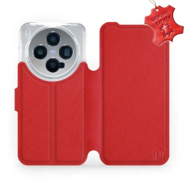 Hülle für Vivo X300 - Farbe Red Leather