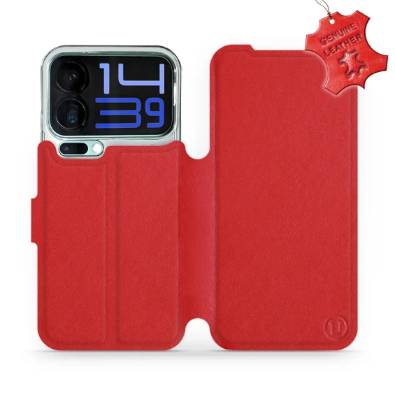 Hülle für Xiaomi 17 Pro Max - Farbe Red Leather