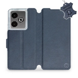 Hülle für Realme GT 7 - Farbe Blue Leather