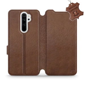 Hülle für Xiaomi Redmi Note 8 Pro - Farbe Brown Leather