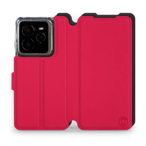 Hülle für Realme GT 7 Pro - Farbe Rot mit Schwarz