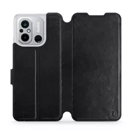 Hülle für Xiaomi Redmi 12C - Farbe Black&Gray