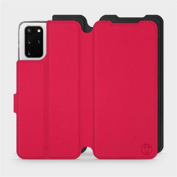 Hülle für Samsung Galaxy S20 Plus - Farbe Rot mit Schwarz