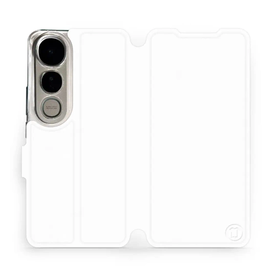 Hülle für Vivo V50 Lite - Farbe White&Orange