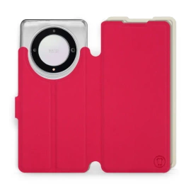 Hülle für Huawei Honor Magic5 Lite 5G - Farbe Rot mit Platin