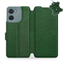 Hülle für Motorola Moto G05 - Farbe Green Leather