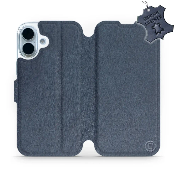 Hülle für Apple iPhone 17 - Farbe Blue Leather