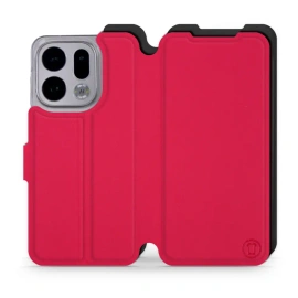 Hülle für OPPO Find X9 - Farbe Rot mit Schwarz