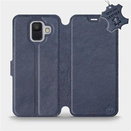Hülle für Samsung Galaxy A6 2018 - Farbe Blue Leather