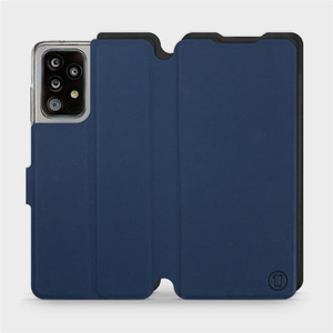 Hülle für Samsung Galaxy A52 - Farbe Marine mit Schwarz