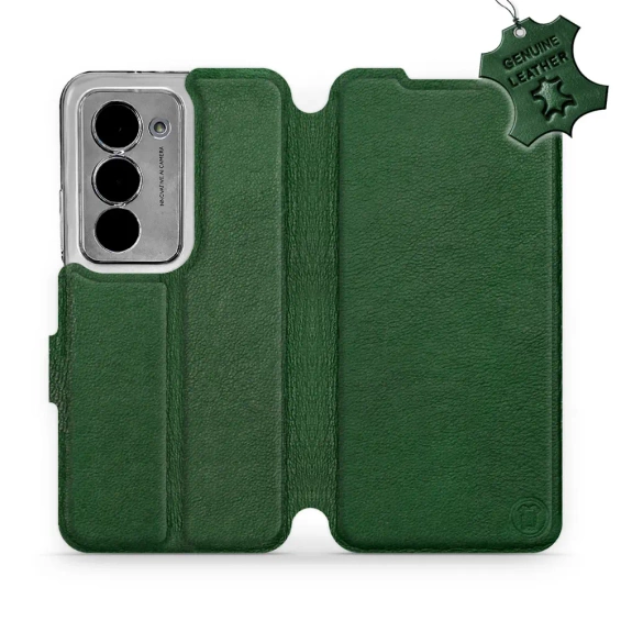 Hülle für Xiaomi Redmi 15 5G - Farbe Green Leather