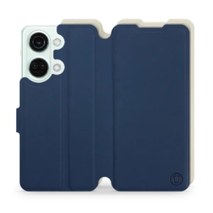 Hülle für OnePlus Nord 3 5G - Farbe Marineblau mit Platin