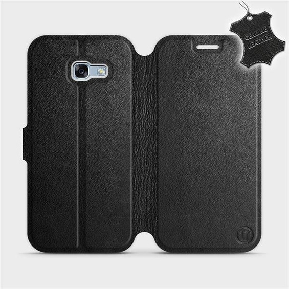 Hülle für Samsung Galaxy A5 2017 - Farbe Black Leather