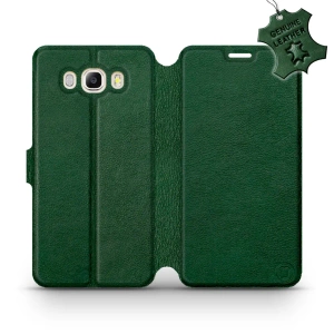 Hülle für Samsung Galaxy J7 2016 - Farbe Green Leather