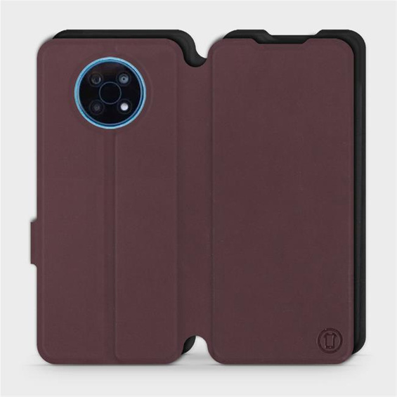 Hülle für Nokia G50 5G - Farbe Burgund mit Schwarz