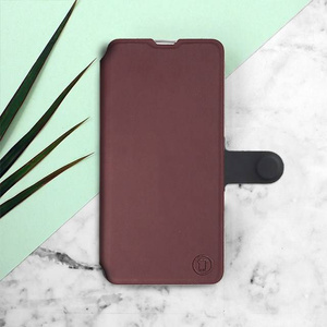 Hülle für Samsung Galaxy S23 - Farbe Burgund mit Schwarz