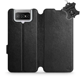 Hülle für Asus Zenfone 7 ZS670KS - Farbe Black Leather