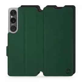 Hülle für Sony Xperia 1 V - Farbe Grün mit Schwarz