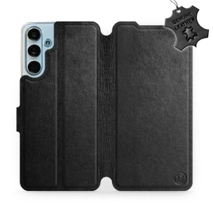 Hülle für Samsung Galaxy M55 5G - Farbe Black Leather