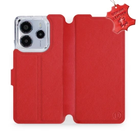 Hülle für Xiaomi Redmi Note 14 4G - Farbe Red Leather