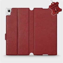 Hülle für Sony Xperia XA1 Ultra - Farbe Dark Red Leather