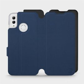 Hülle für Huawei Honor 10 Lite - Farbe Marine mit Schwarz