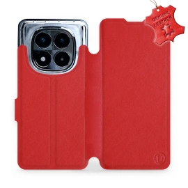Hülle für Xiaomi POCO X7 - Farbe Red Leather