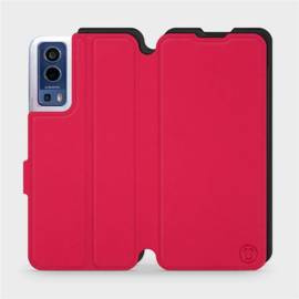 Hülle für Vivo Y72 5G - Farbe Rot mit Schwarz