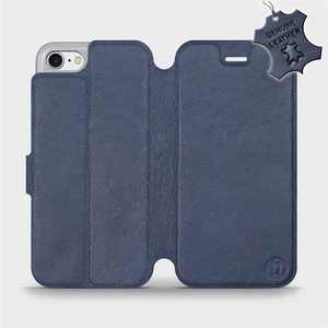 Hülle für Apple iPhone SE 2020 - Farbe Blue Leather