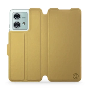 Hülle für Motorola Edge 40 Neo - Farbe Gold&Orange