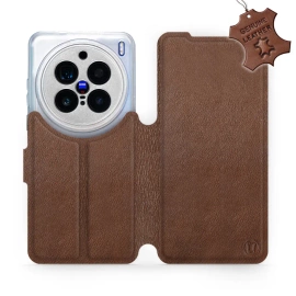 Hülle für Vivo X200 Pro 5G - Farbe Brown Leather
