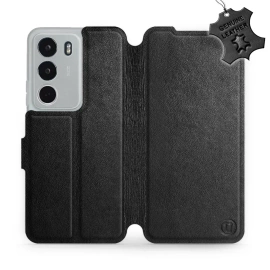 Hülle für Realme P3 lite - Farbe Black Leather