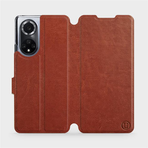 Hülle für Huawei Nova 9 - Farbe Brown&Orange