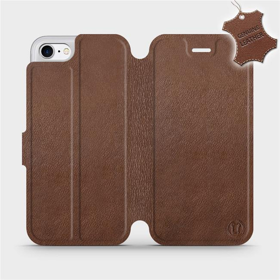 Hülle für Apple iPhone SE 2022 - Farbe Brown Leather